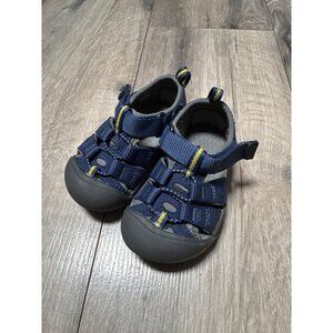 Keen Kids Seacamp II CNX Sandals Size 5 US Navy Blue